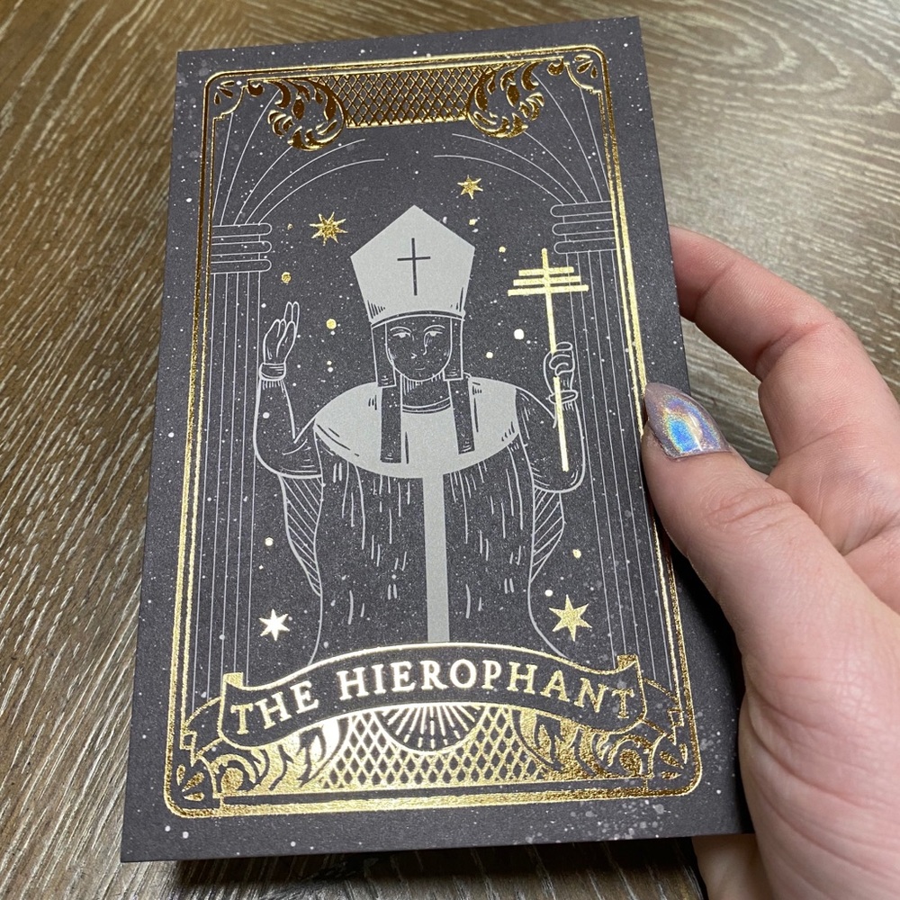The Hierophant Tarot art print 🌙